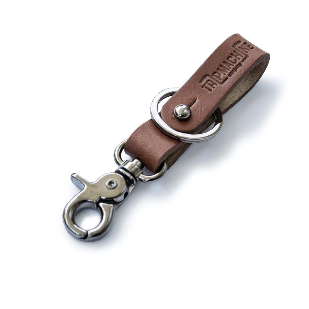 7441 Leather Key Chain Ring Clip Holder Biker Keychain For Bike Car Vintage